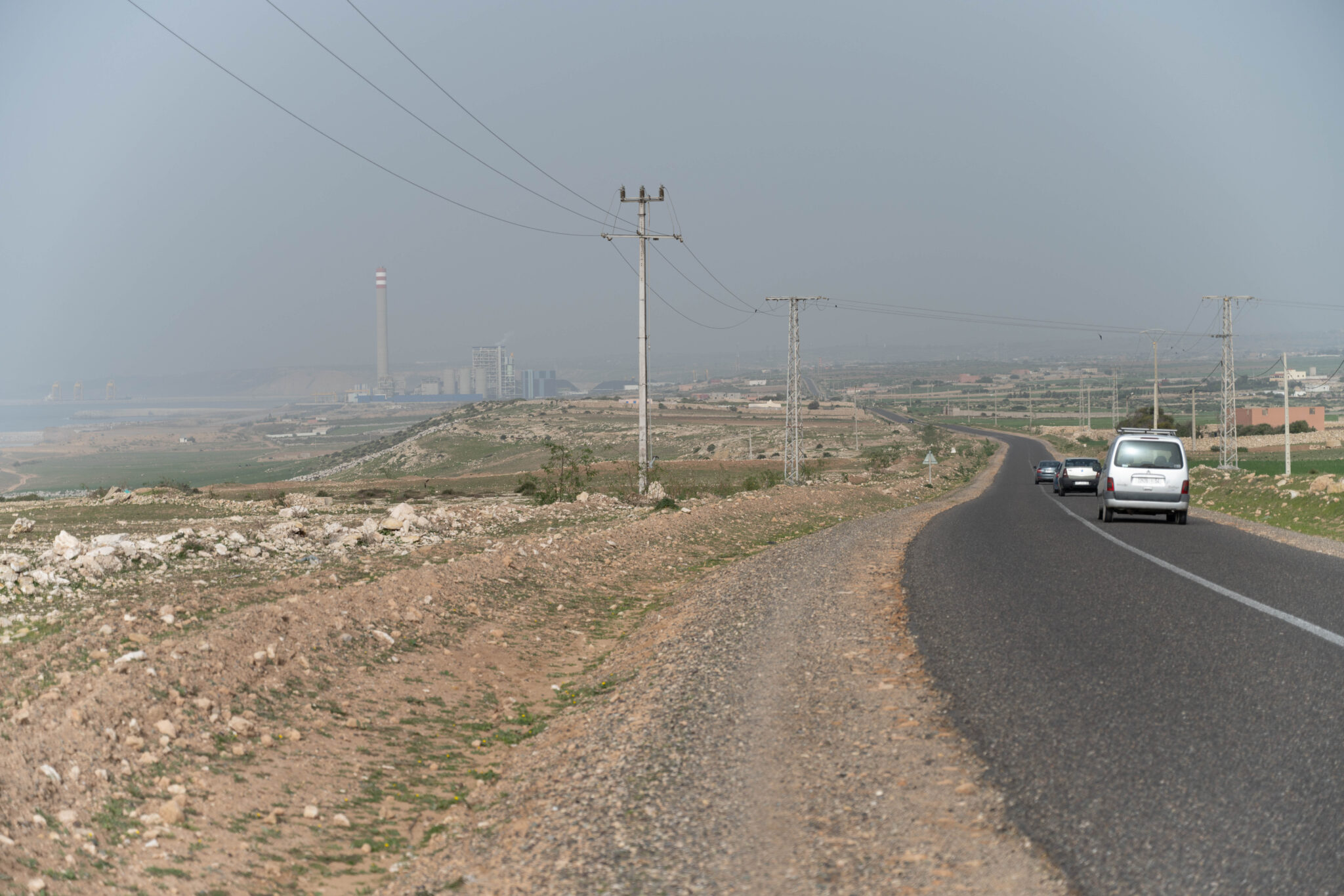 Die schöne Strasse von Essouira nach Safi, kurz nach Essouira
