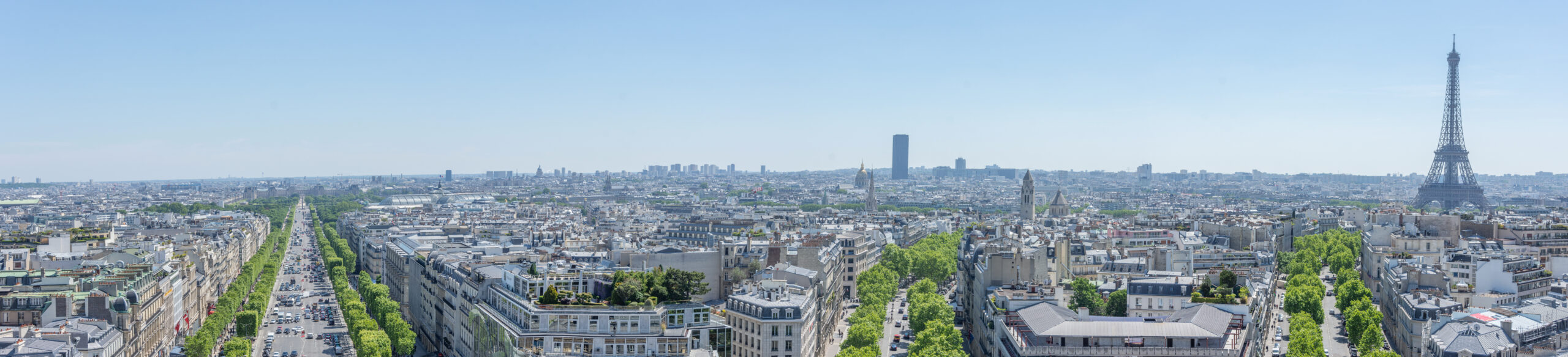 View from Arc de Triomphe, Paris