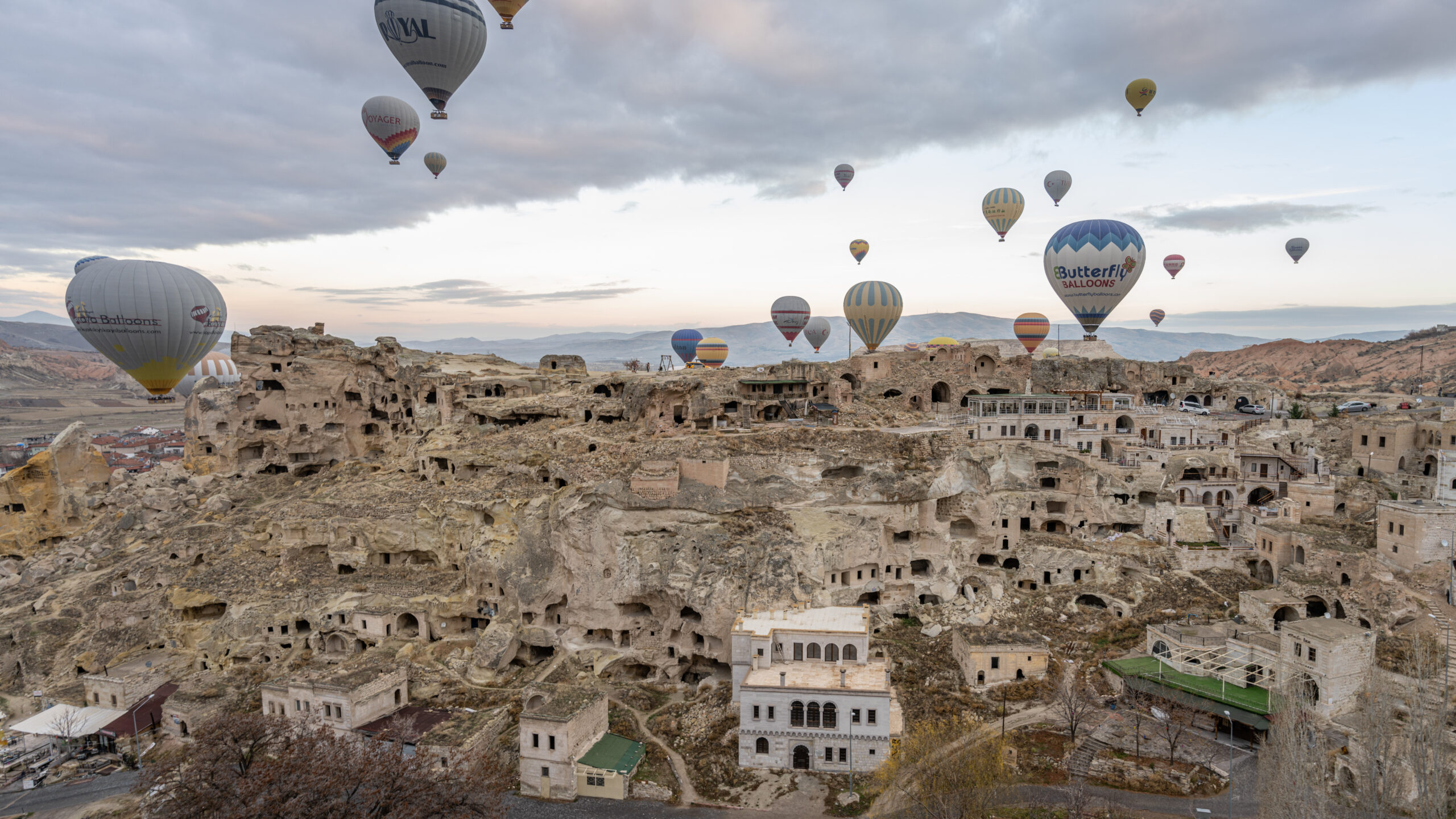 Balloons and Underground City in Cappadocia